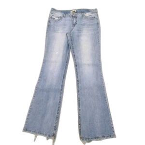 LEI Jeans Size 36 Ashley Lawise Boot Cut Distess L.e.i. #E14